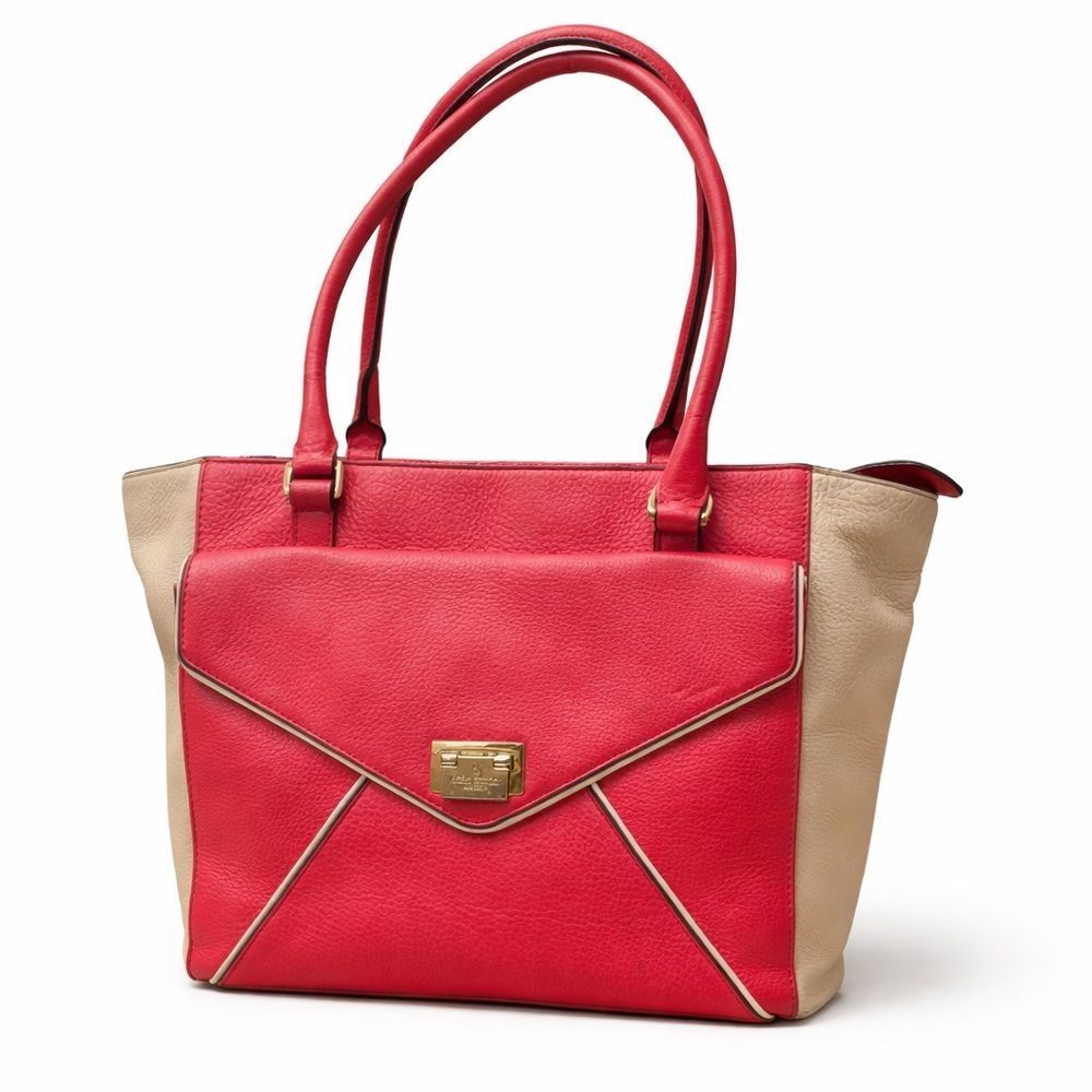 Kate Spade Johanna Leather Tote Bag in Desert Rose